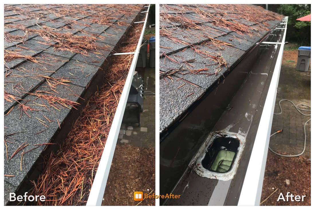 Gutter debris removal